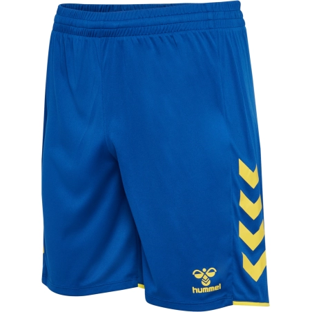Short Core2.0 Hummel bleu/jaune femme Short Core2.0 Hummel bleu/jaune femme