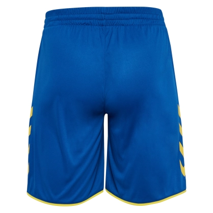 Short Core2.0 Hummel bleu/jaune junior - Espace-Handball.com