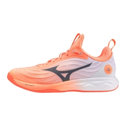Chaussures Wave Luminous Elite Mizuno Tango Coral - Espace-Handball.com