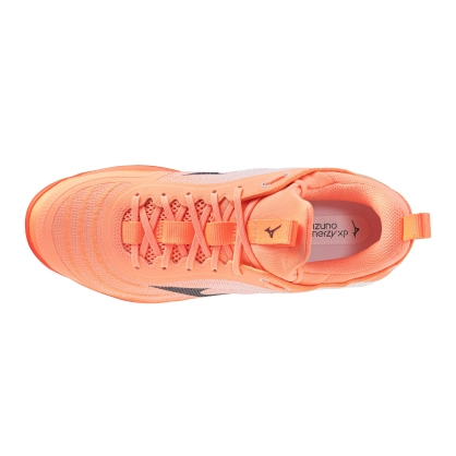 Chaussures Wave Luminous Elite Mizuno Tango Coral - Espace-Handball.com