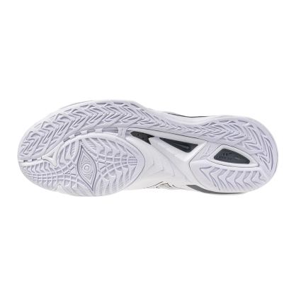 Chaussures Wave Mirage 5 Mizuno Blanc/Noir - Espace-Handball.com