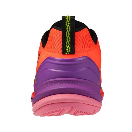 Chaussures Wave Stealth Elite Mizuno Lava Orange Limitée