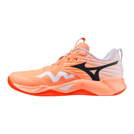 Chaussures Wave Momentum Pro Mizuno Coral