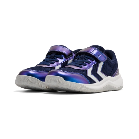 Chaussures Multiplay Flex Velcro Hummel Bleu