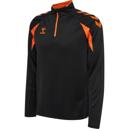 veste demi zip HML.CORE2.0 noir/orange - Espace-Handball.com