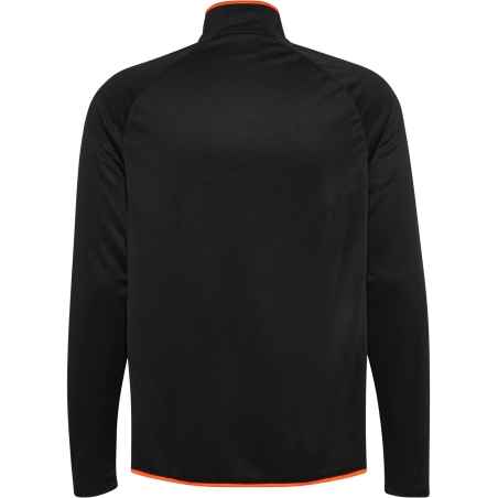 veste demi zip HML.CORE2.0 noir/orange veste demi zip HML.CORE2.0 noir/orange