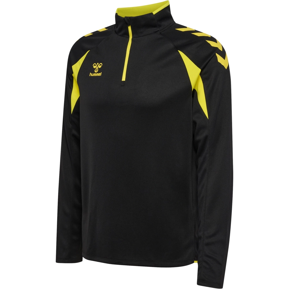 veste demi zip HML.CORE2.0 noir/jaune veste demi zip HML.CORE2.0 noir/jaune