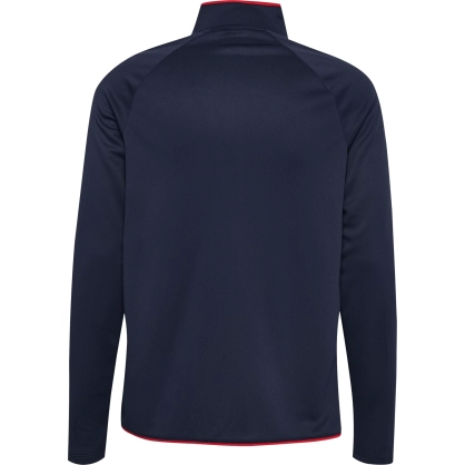 veste demi zip HML.CORE2.0 bleu marine/rouge - Espace-Handball.com