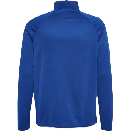veste demi zip HML.CORE2.0 bleu/blanc