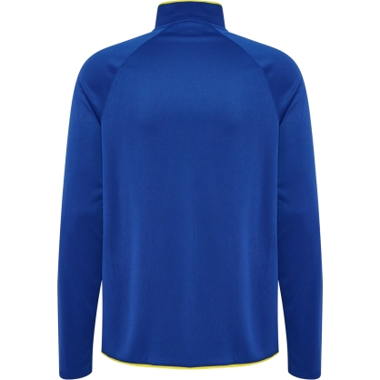 veste demi zip HML.CORE2.0 bleu/ jaune - Espace-Handball.com