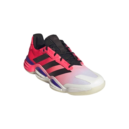 Chaussures Stabil 16 Adidas Blanche/Rose/Noir