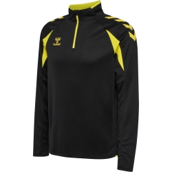 veste demi zip HML.CORE2.0 noir/jaune enfant - Espace-Handball.com