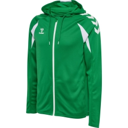 Veste à capuche HMLCORE2.0 Hummel vert enfant - Espace-Handball.com