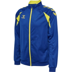 Veste zipée HMLCORE2.0 Hummel bleu/jaune enfant - Espace-Handball.com