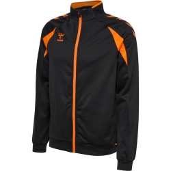 Veste zipée HMLCORE2.0 Hummel noir/orange - Espace-Handball.com