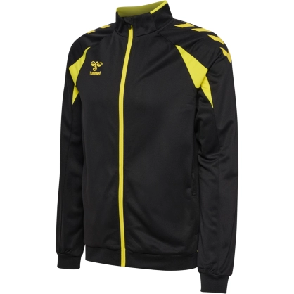 Veste zipée HMLCORE2.0 Hummel noir/jaune - Espace-Handball.com