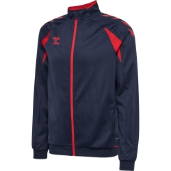 Veste zipée HMLCORE2.0 Hummel bleu marine/rouge - Espace-Handball.com