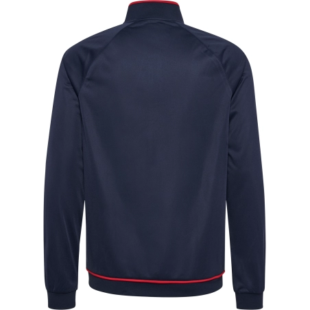 Veste zipée HMLCORE2.0 Hummel bleu marine/rouge