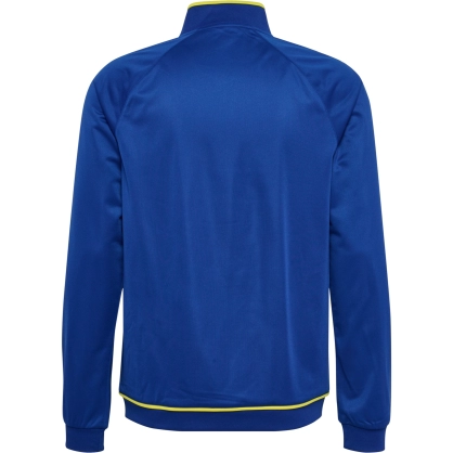 Veste zipée HMLCORE2.0 Hummel bleu/jaune - Espace-Handball.com