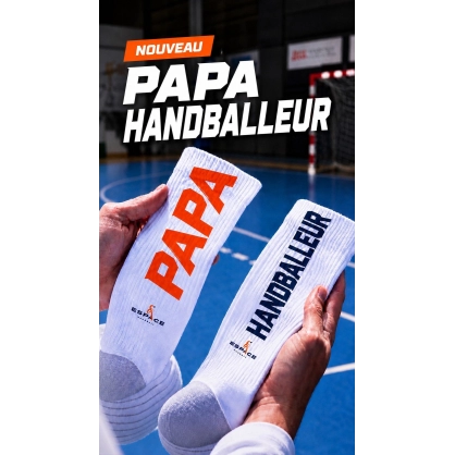 Chaussettes PAPA HANDBALLEUR - Espace-Handball.com