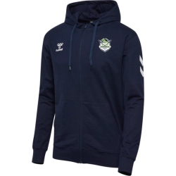 Veste zippée capuche Noire Hummel HHB - Espace-Handball.com