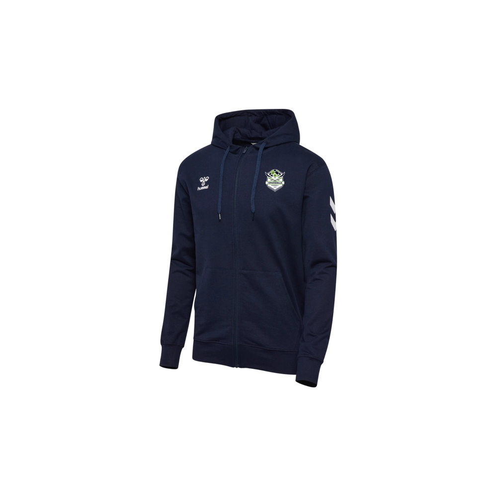 Veste zippée capuche Noire Hummel HHB