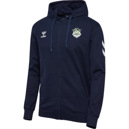 Veste zippée capuche Noire Hummel HHB
