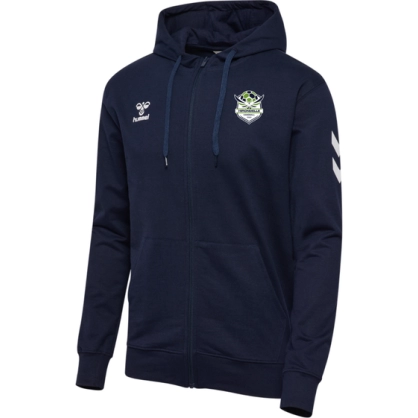 Veste zippée capuche Noire Hummel HHB - Espace-Handball.com