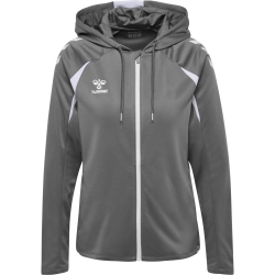 Veste à capuche HMLCORE2.0 Hummel gris femme - Espace-Handball.com