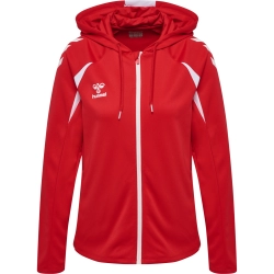 Veste à capuche HMLCORE2.0 Hummel rouge femme - Espace-Handball.com
