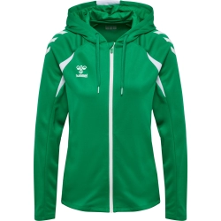Veste à capuche HMLCORE2.0 Hummel vert femme - Espace-Handball.com