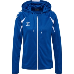 Veste à capuche HMLCORE2.0 Hummel bleu femme - Espace-Handball.com