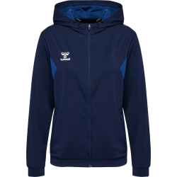 Veste à capuche HMLAuthentic Hummel marine femme - Espace-Handball.com