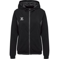 Veste à capuche HMLAuthentic Hummel noir femme - Espace-Handball.com