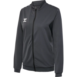 Veste zipée HMLAuthentic Hummel gris foncé femme - Espace-Handball.com