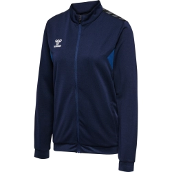 Veste zipée HMLAuthentic Hummel marine femme - Espace-Handball.com