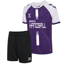 Ensemble League Handball Hummel violet/blanc - Espace-Handball.com