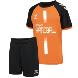 Ensemble League Handball Hummel orange/noir - Espace-Handball.com