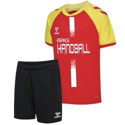 Ensemble League Handball Hummel rouge/jaune - Espace-Handball.com