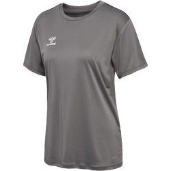 Maillot HMLESSENTIAL Hummel gris femme - Espace-Handball.com