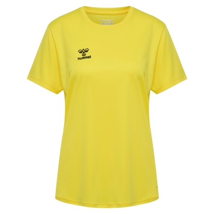 Maillot HMLESSENTIAL Hummel jaune femme - Espace-Handball.com