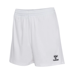 Short Essential Hummel blanc/noir Femme - Espace-Handball.com