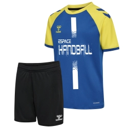 Ensemble League Handball Hummel bleu/jaune Jr - Espace-Handball.com