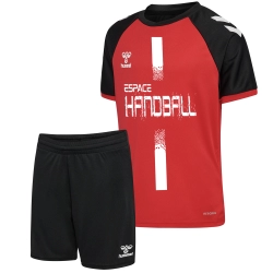 Ensemble League Handball Hummel rouge/noir Jr - Espace-Handball.com