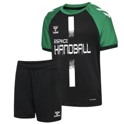 Ensemble League Hummel noir/vert Jr - Espace-Handball.com
