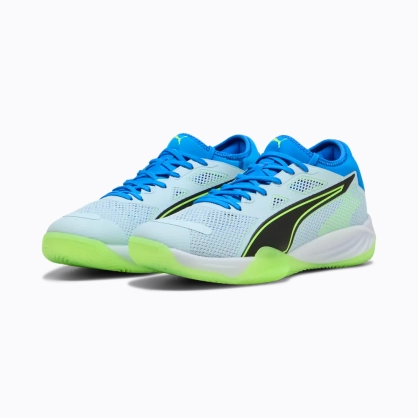 Chaussures Eliminate Nitro SQD Puma Aqua Glow - Espace-Handball.com
