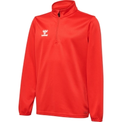 Veste demi zip Essential Hummel rouge enfant - Espace-Handball.com