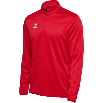 Veste demi zip Essential Hummel rouge - Espace-Handball.com