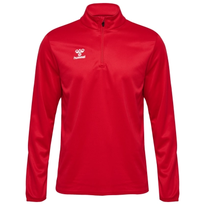 Veste demi zip Essential Hummel rouge - Espace-Handball.com