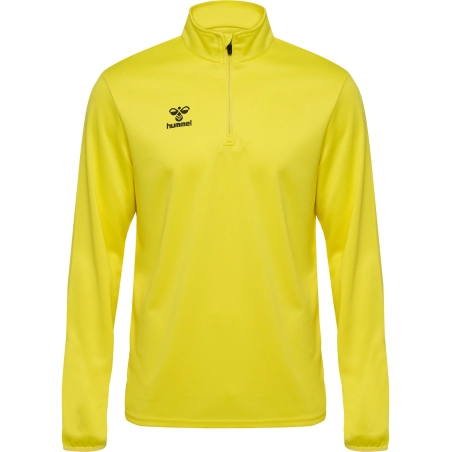 Veste demi zip Essential Hummel jaune Veste demi zip Essential Hummel jaune